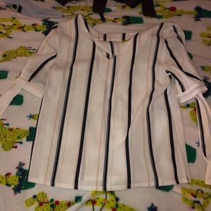 White stripe shirt